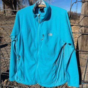 The North Face Women's Turquoise Light Polar Fleece Jacket Summit Series L